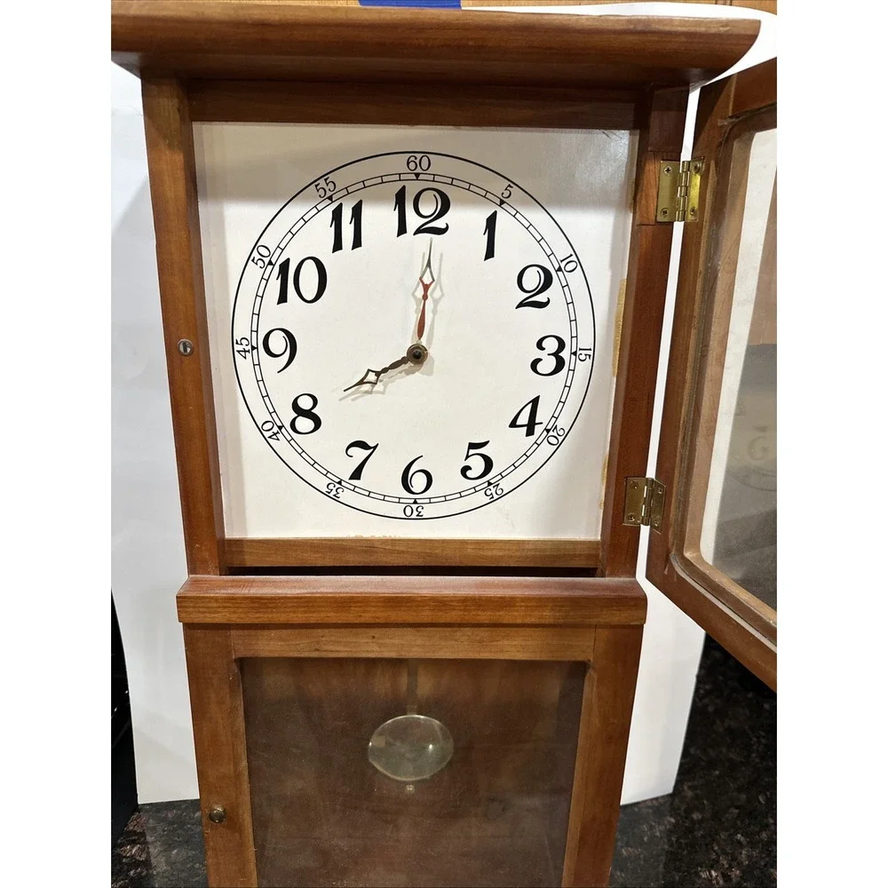 ANTIQUE SESSIONS REGULATOR OAK 